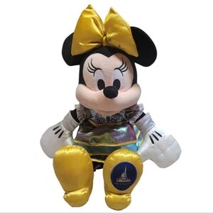 RARE! DISNEY Walt Disney World 50th Anniversary Minnie Mouse 16” Plush